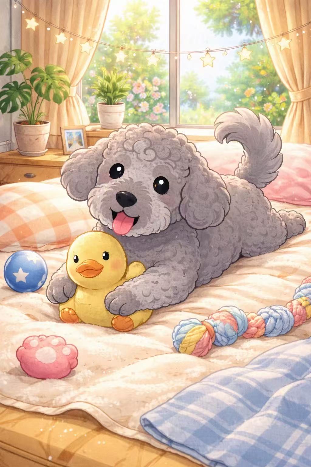 September 2026 “Finn at Lovely Home” Self-Care & Cozy Moments Calendar Card